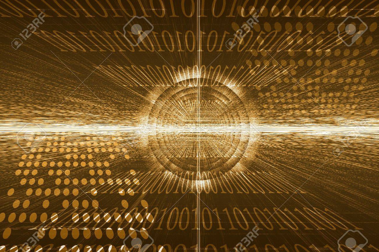 サイバー ビジネス システム データの抽象的な背景の壁紙 の写真素材 画像素材 Image