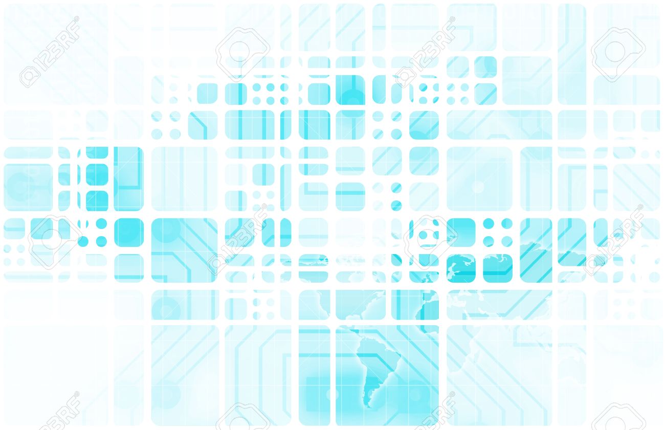 presentation background of web data apps abstract stock photo