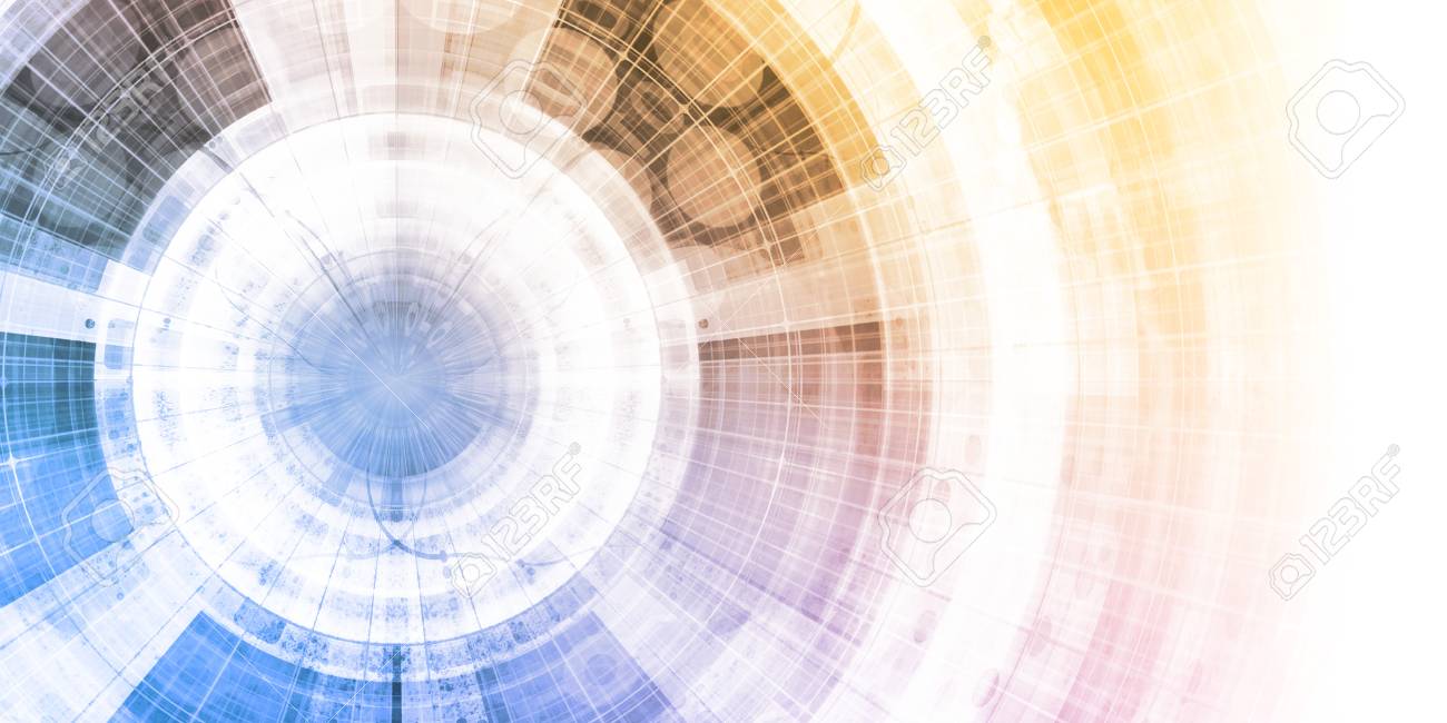Science Technology as a Futuristic Abstract Background Art - 108112522 Science Technology as a Futuristic Abstract Background Art - 108112522