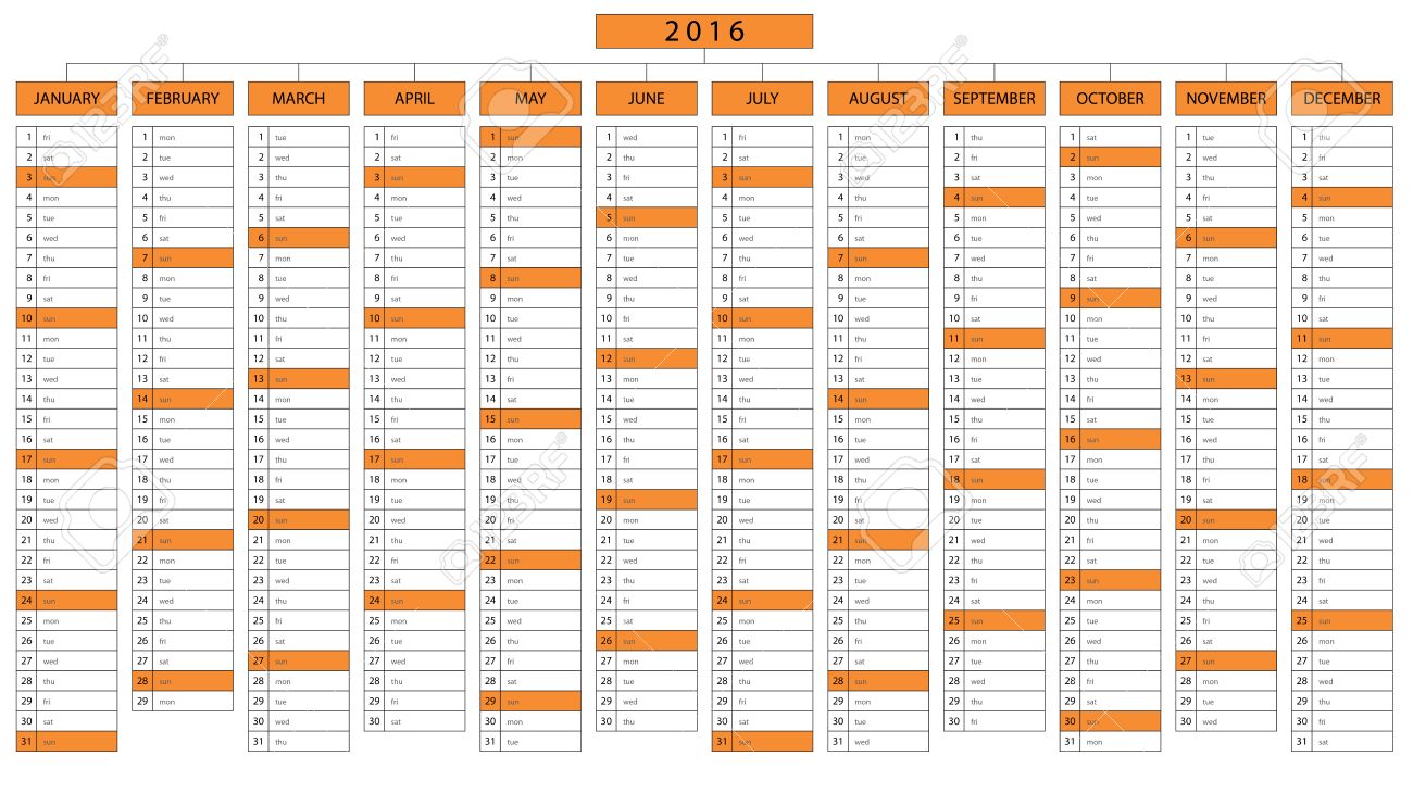 write in calendar