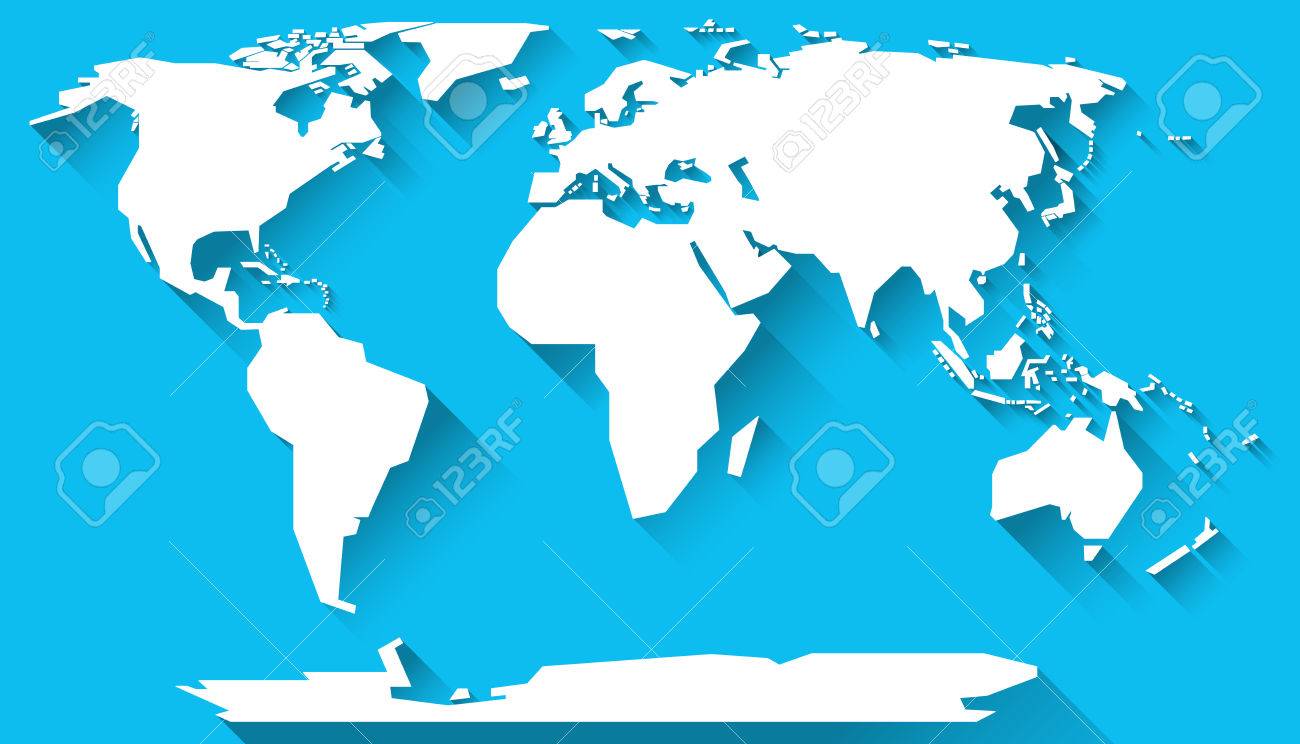 world map in basic