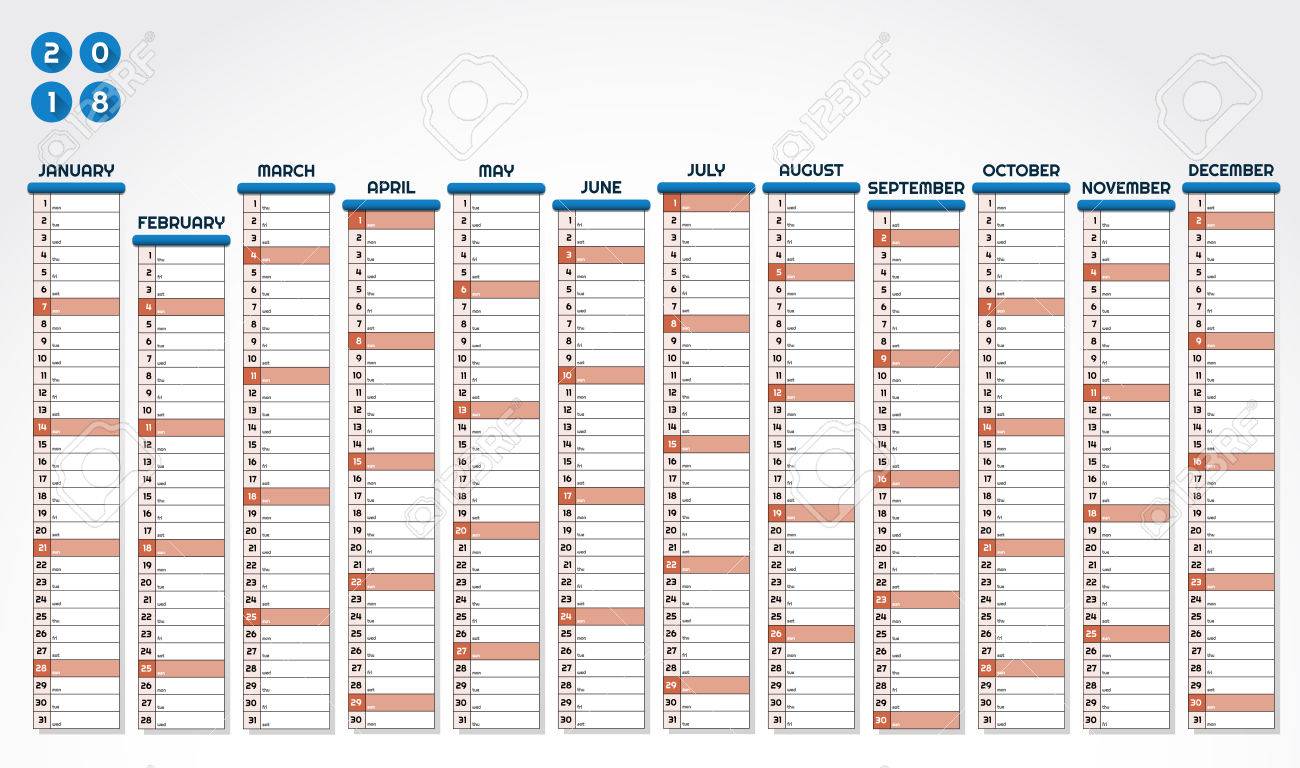 one calendar