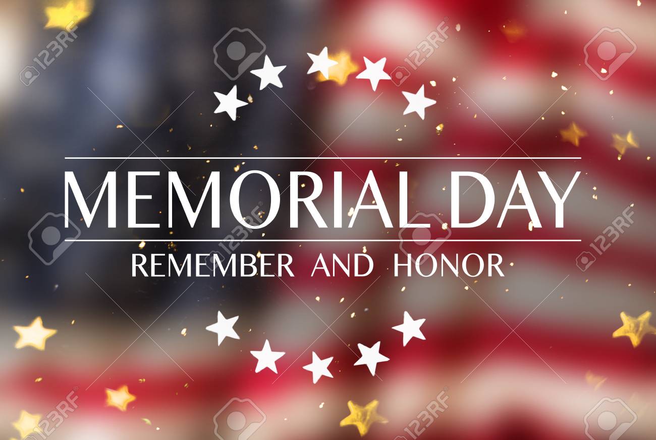 American flag with the text Memorial day. - 102435812 American flag with the text Memorial day. - 102435812