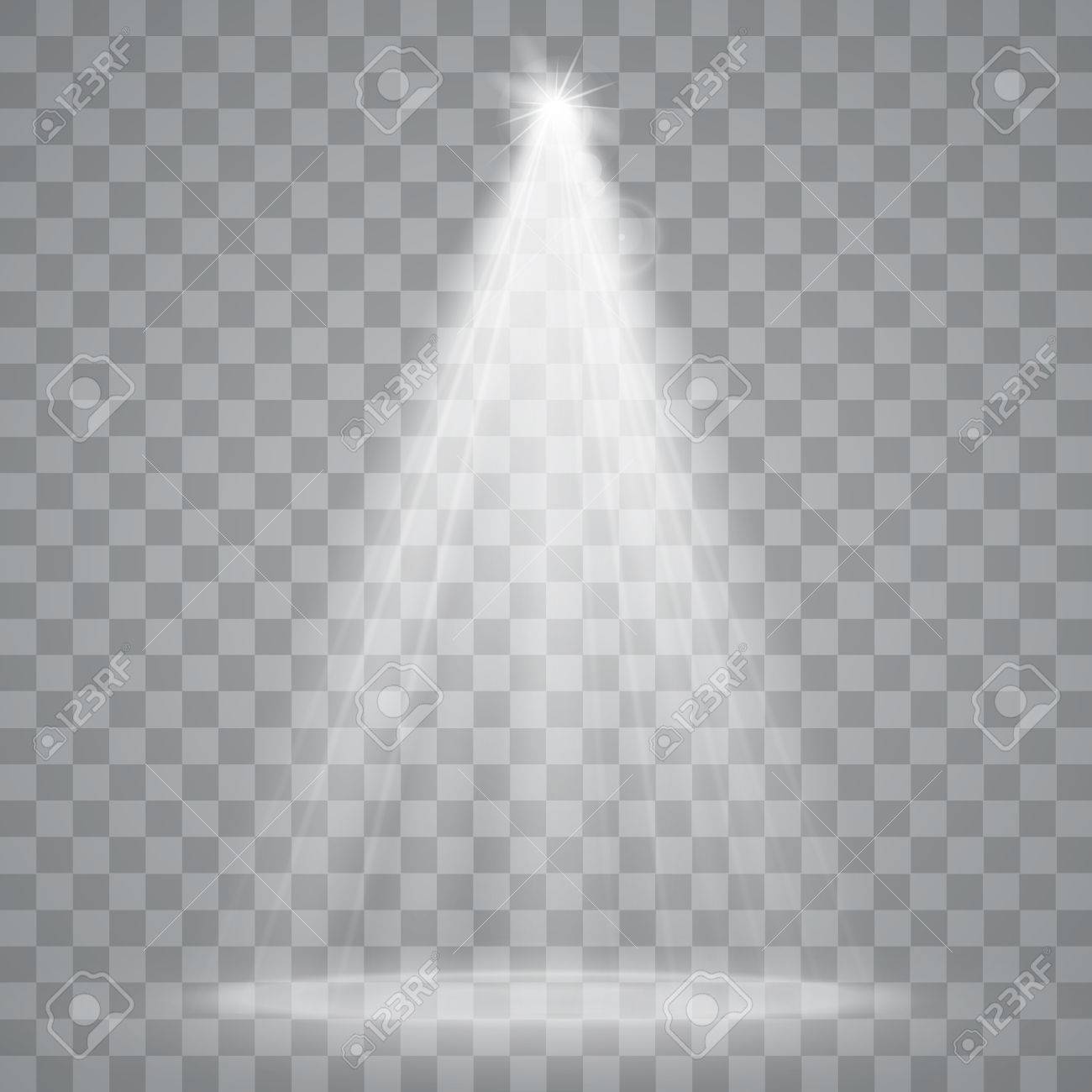 透明な背景に分離された抽象的なスポット ライトです 光の効果 のイラスト素材 ベクタ Image 透明な背景に分離された抽象的なスポット ライトです 光の効果 のイラスト素材 ベクタ Image