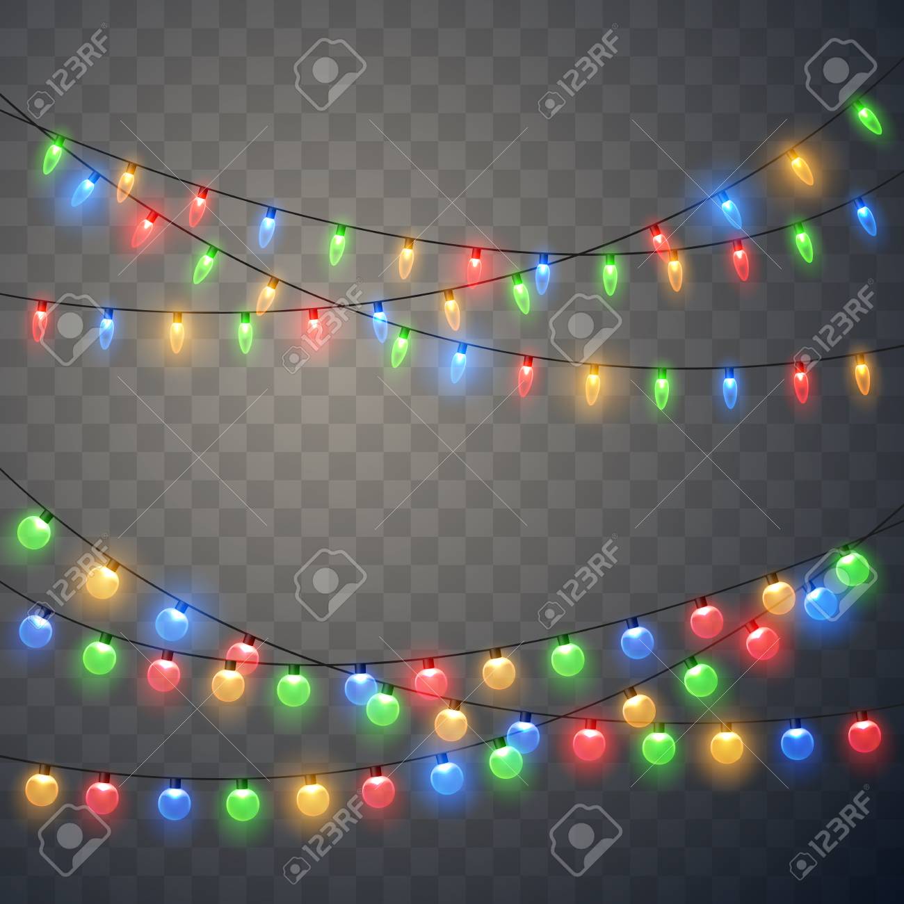 Red blue green yellow christmas lights Clearance