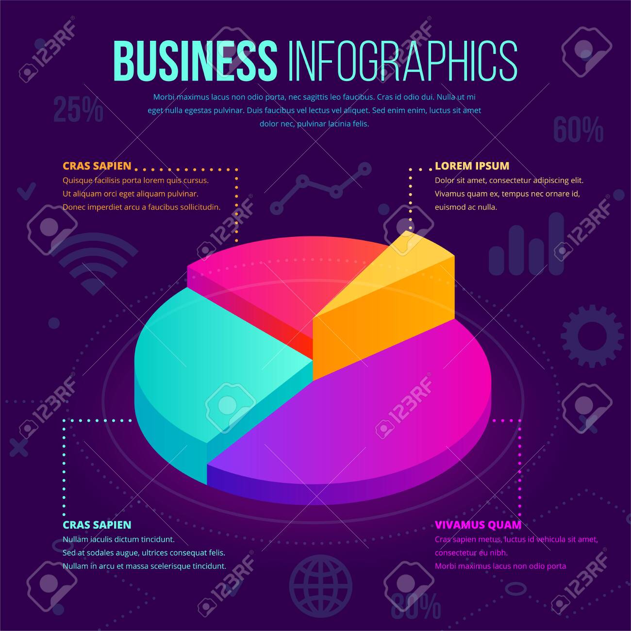 Isometric Pie Chart