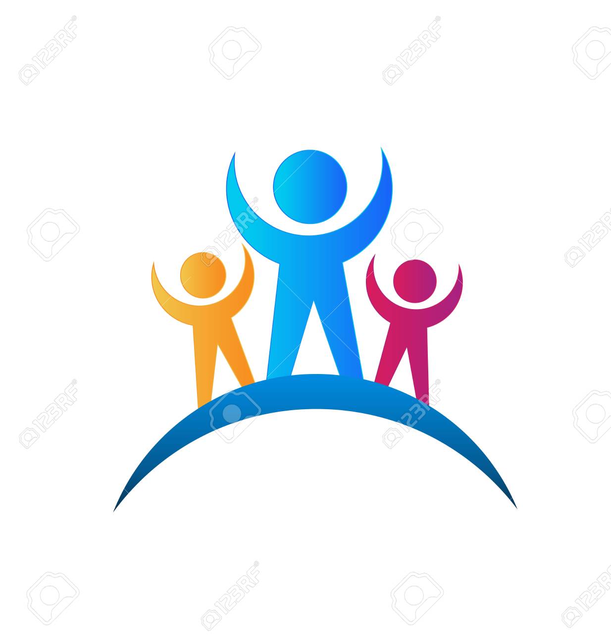 Happy People Vector Symbol Royalty Free SVG, Cliparts, Vectors, And Stock  Illustration. Image 97756812.