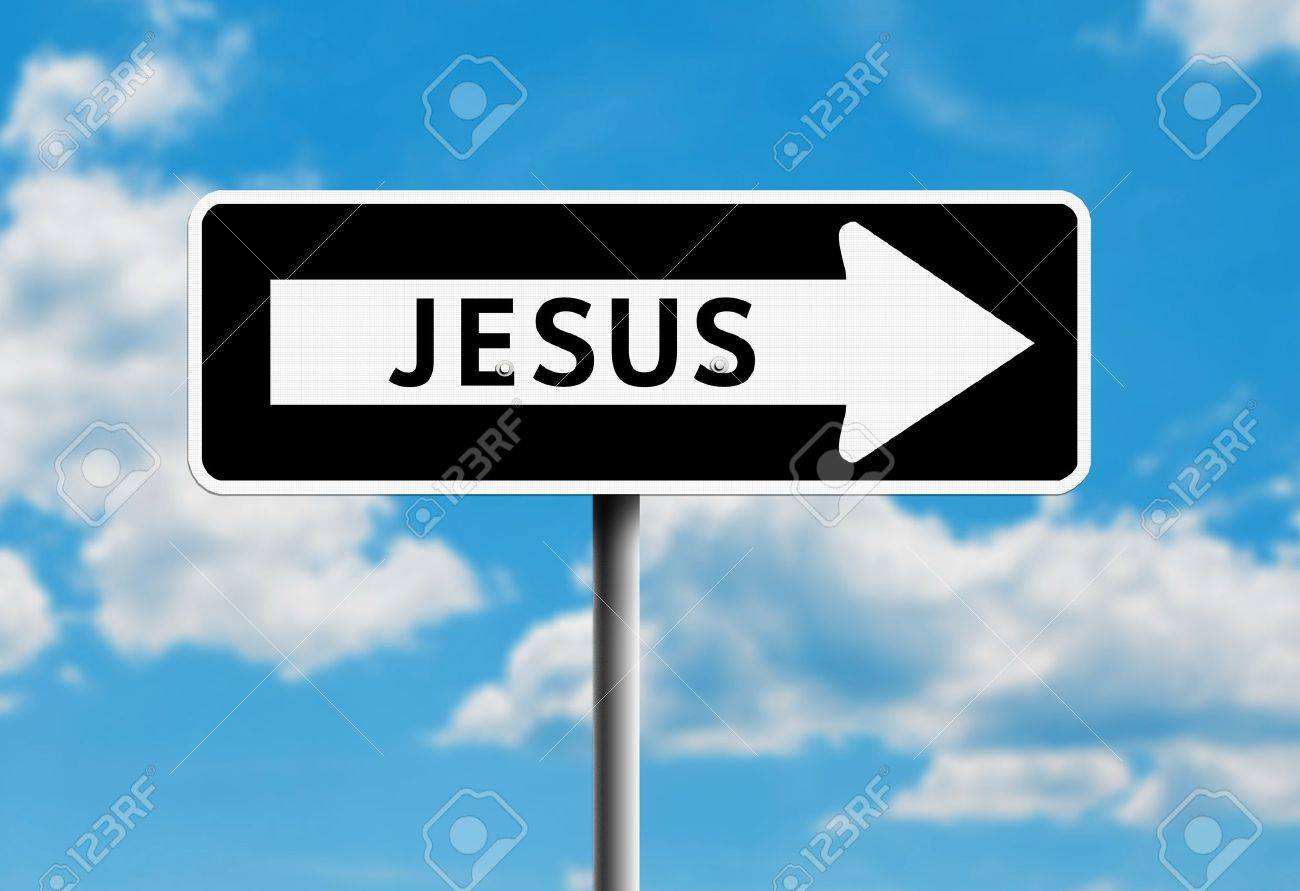 one way road sign