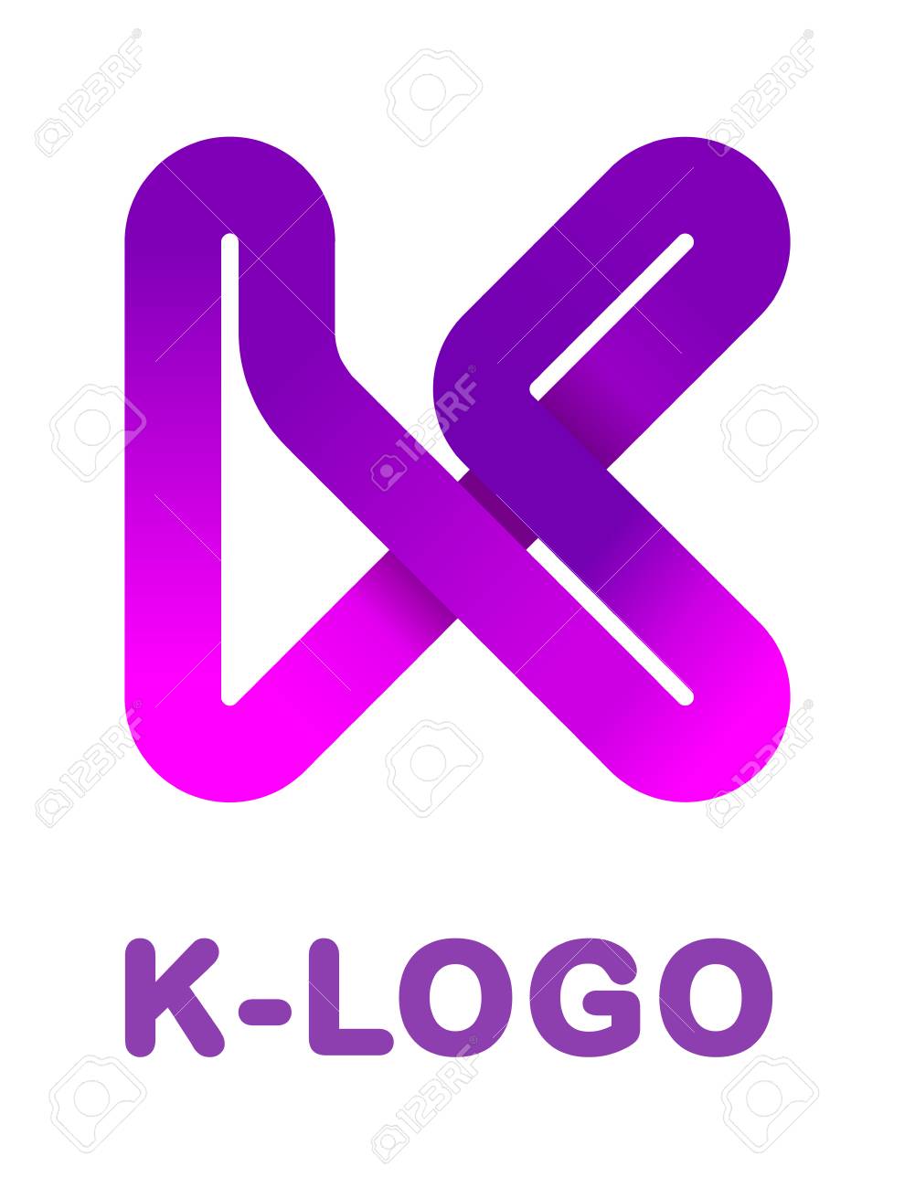 Abstract Letter K Creative Logo Template Vector Illustration