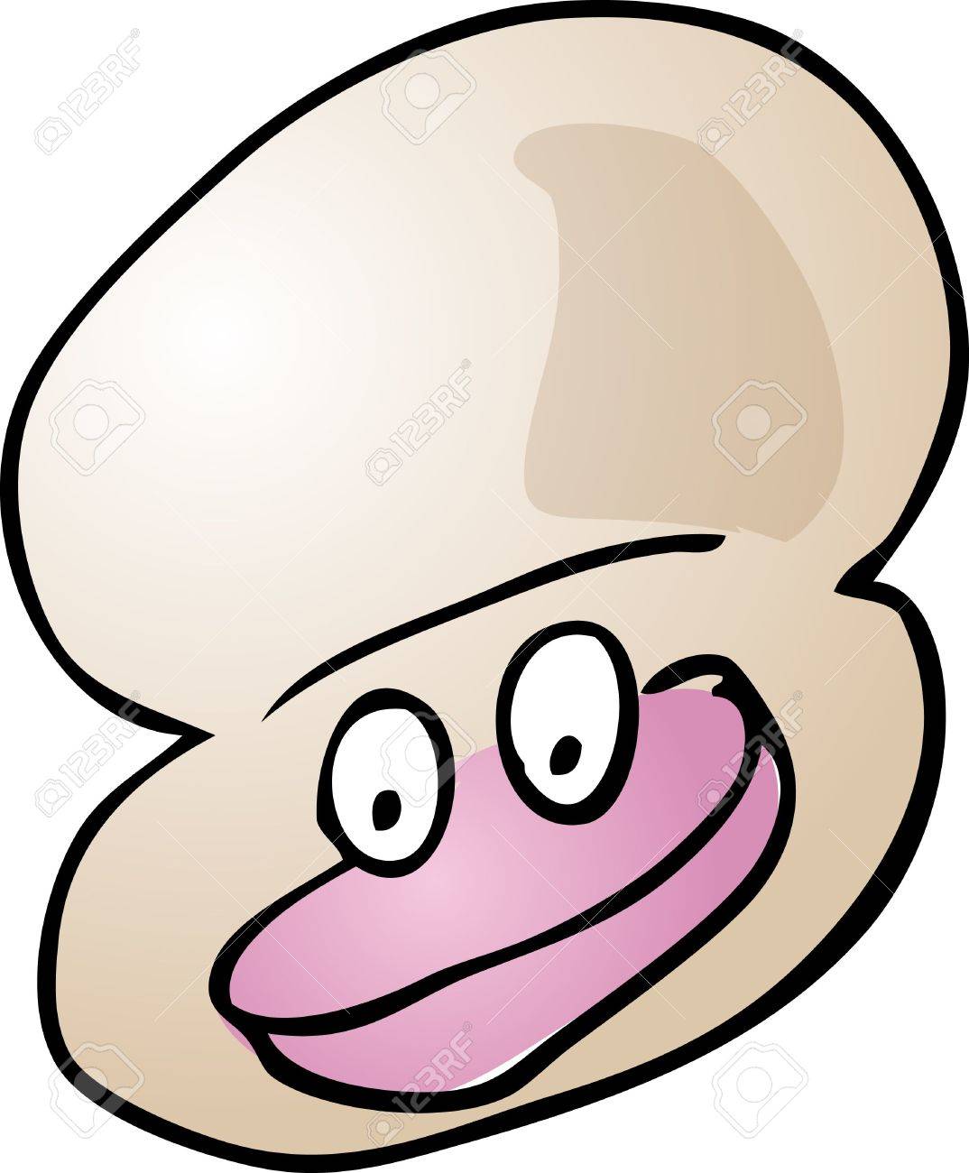 アサリかわいいフレンドリーな漫画海洋生物の手描きイラスト の写真素材 画像素材 Image