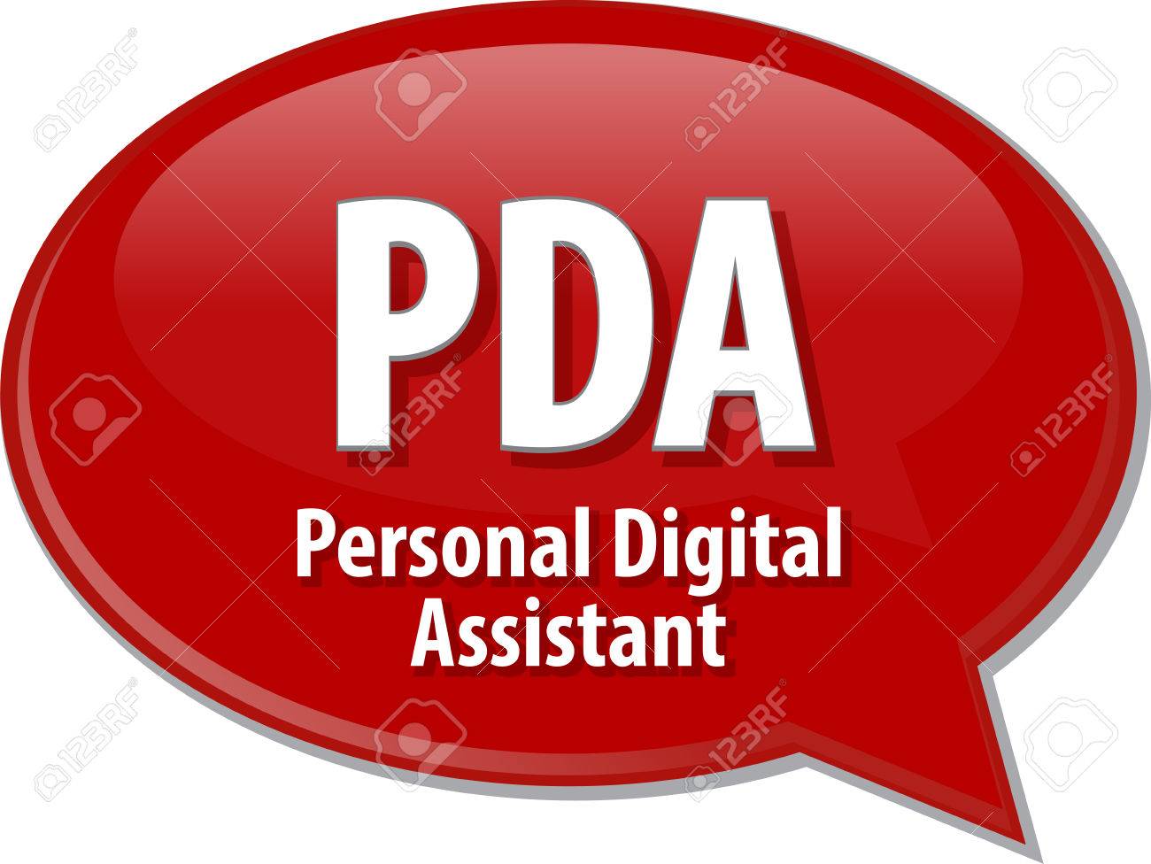 Abbreviation for pda