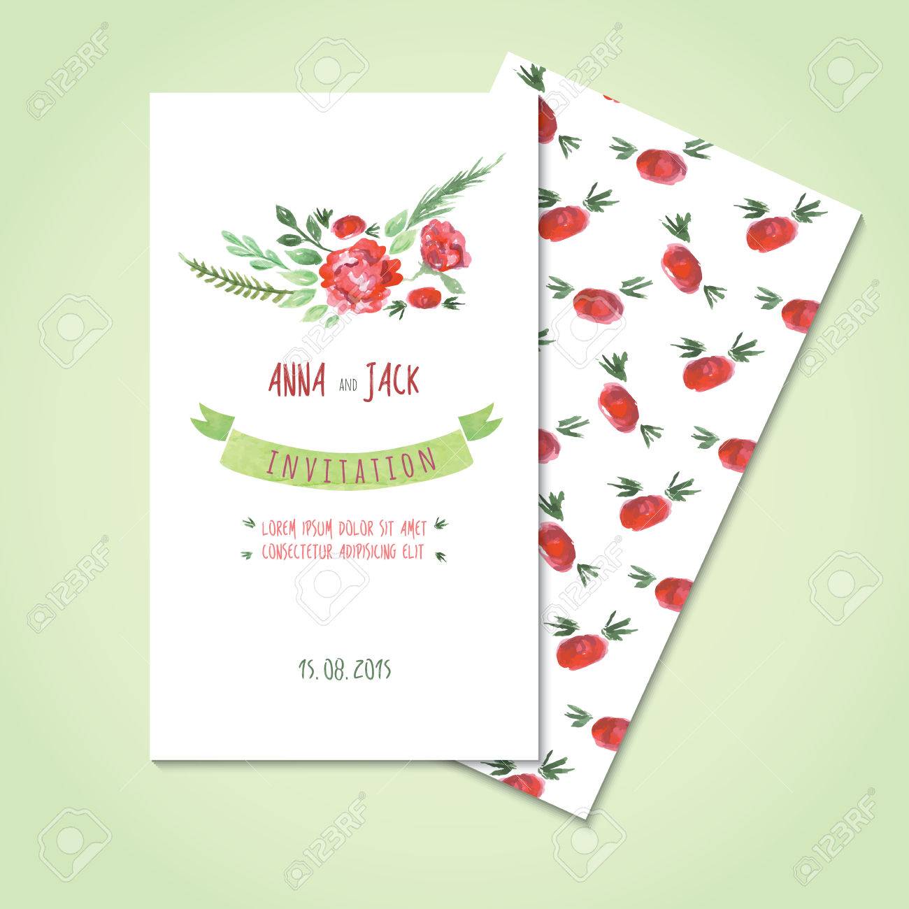 watercolor card templates for wedding invitation save the date save the date cards template