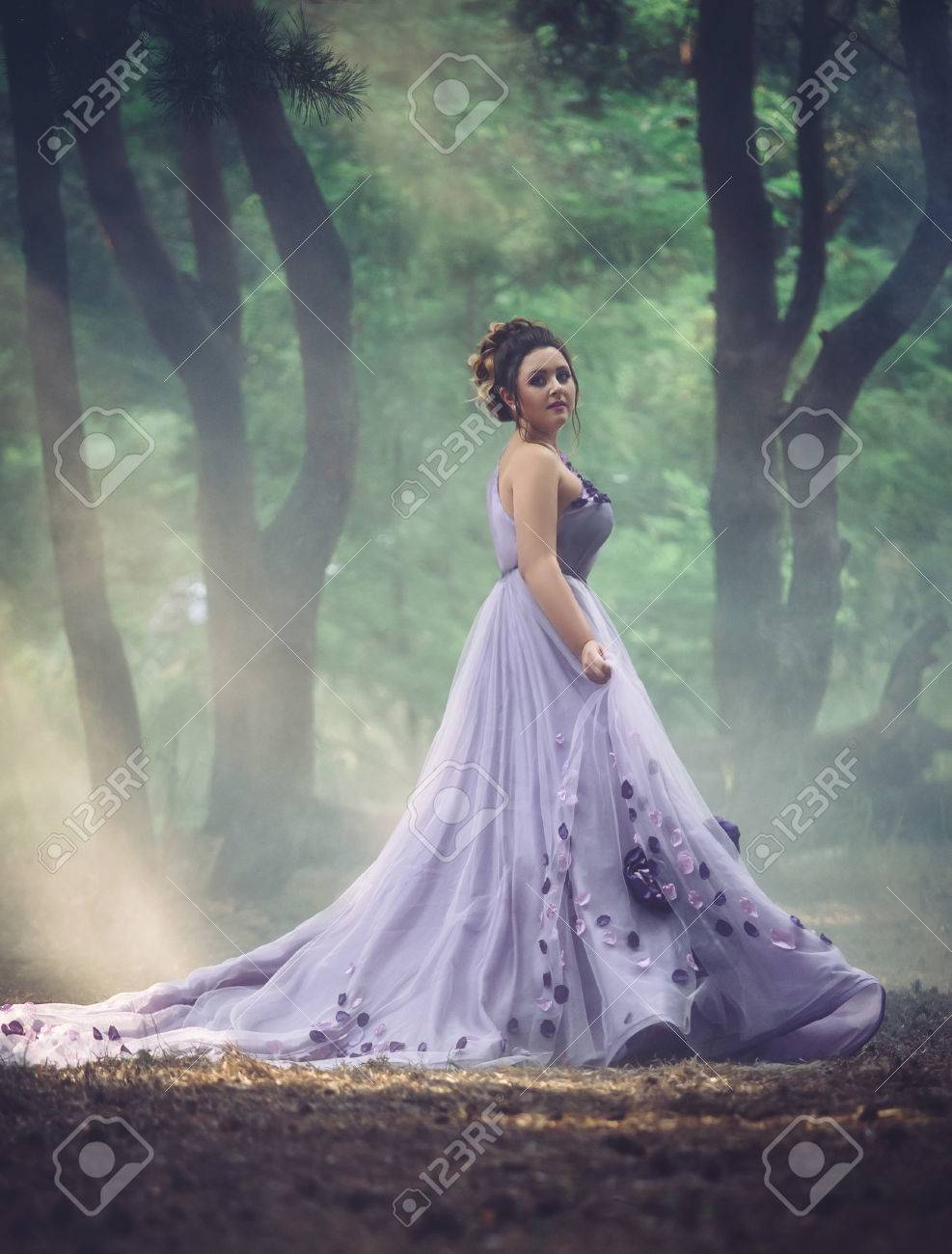 princesse robe violette