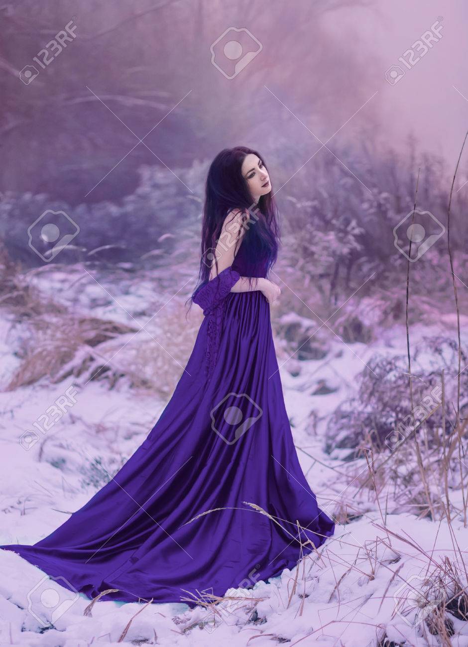 princesse robe violette