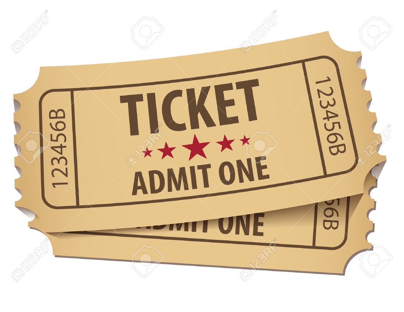 Cinema ticket. Vector illustration. Conceptual illustration. Isolated on white background - 50125046 Cinema ticket. Vector illustration. Conceptual illustration. Isolated on white background - 50125046