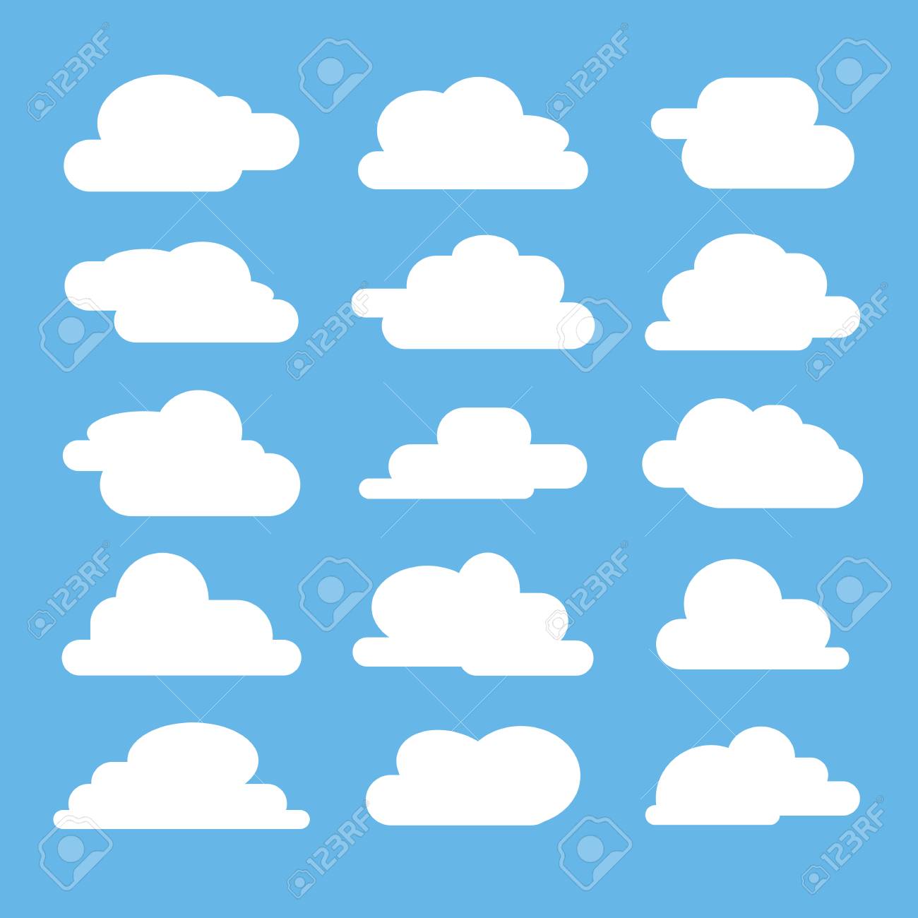 青の背景に平面的な雲 Web やアプリのデザインのフラット アイコンのコレクション 異なる Cloudscape 天気記号 ベクトル図のイラスト素材 ベクタ Image 青の背景に平面的な雲 Web やアプリのデザインのフラット アイコンのコレクション 異なる Cloudscape 天気記号 ベクトル図のイラスト素材 ベクタ Image