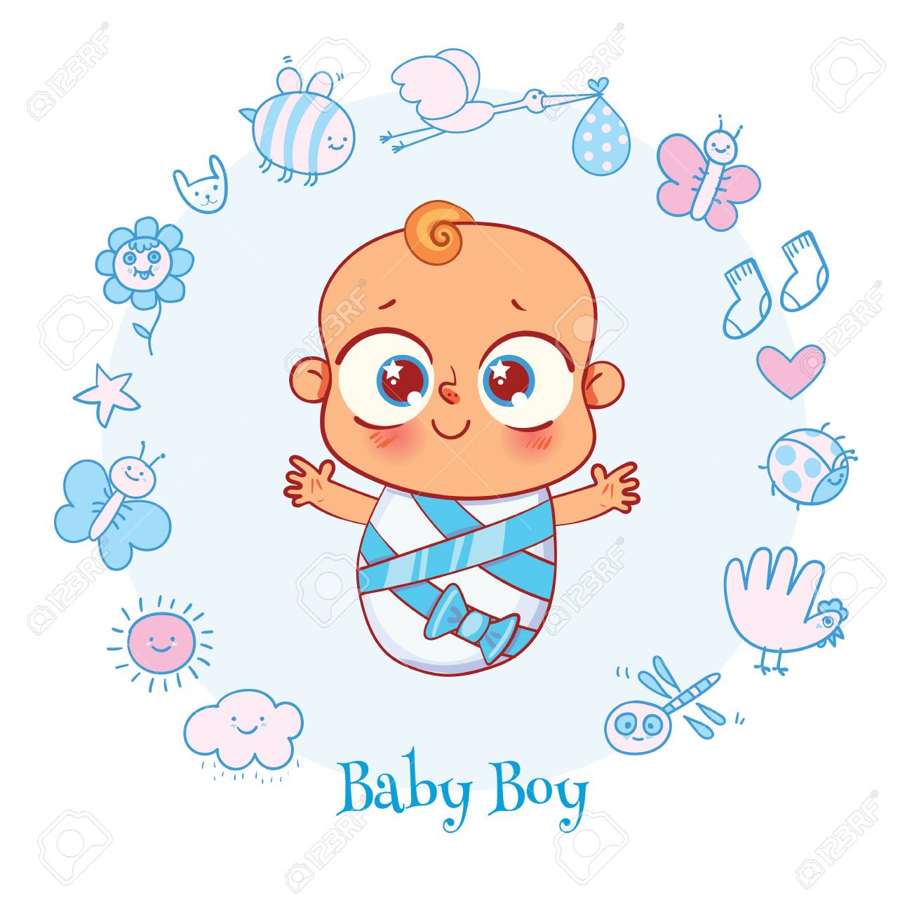 welcome baby invite greeting card it is a boy happy birthday celebration invite