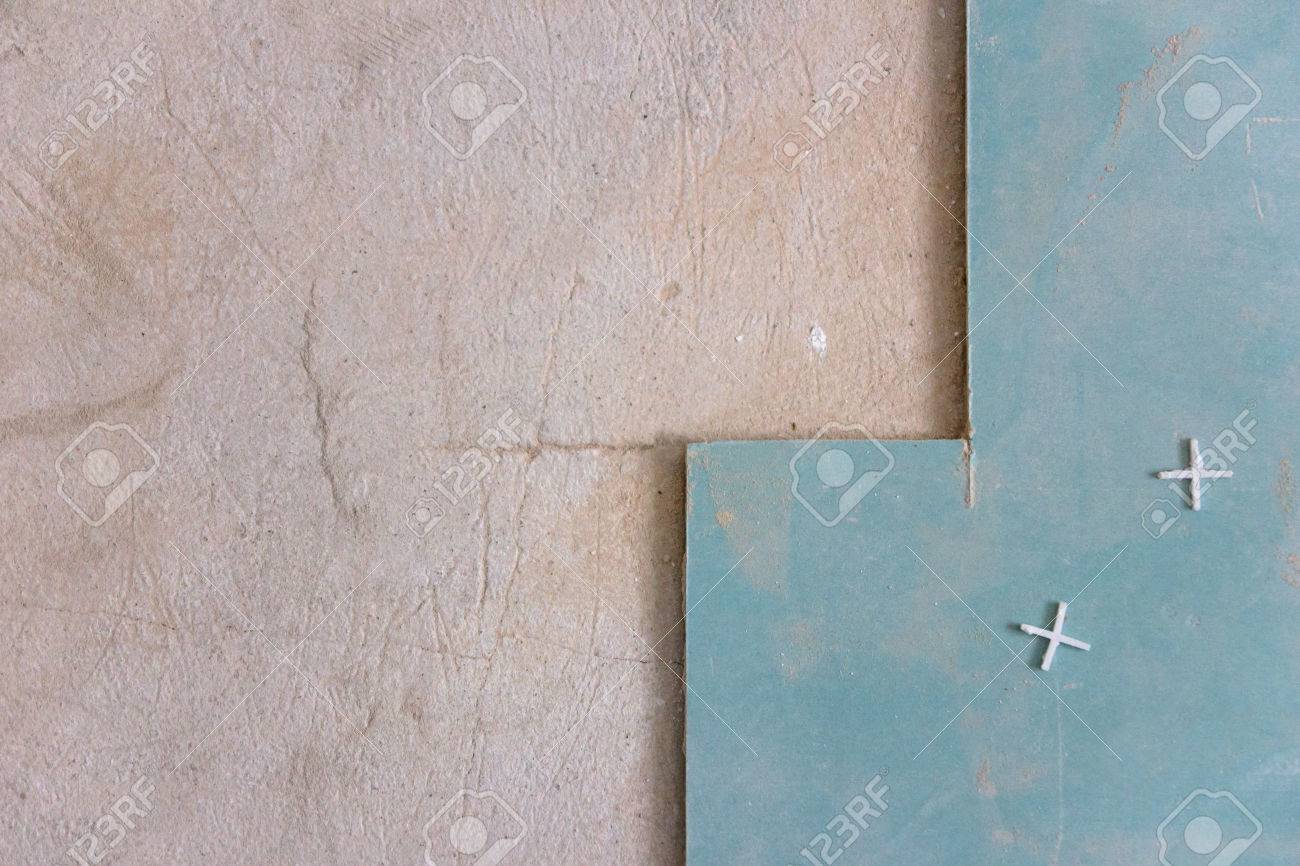 Finishing Work In New Buildings A Sheet Of Drywall On A Concrete Stock Photo Picture And Royalty Free Image Image 70252676