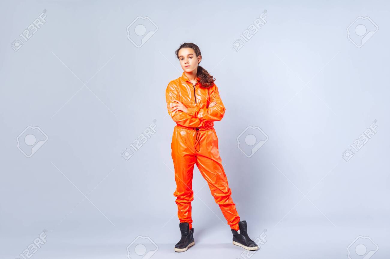 youth orange jumpsuit