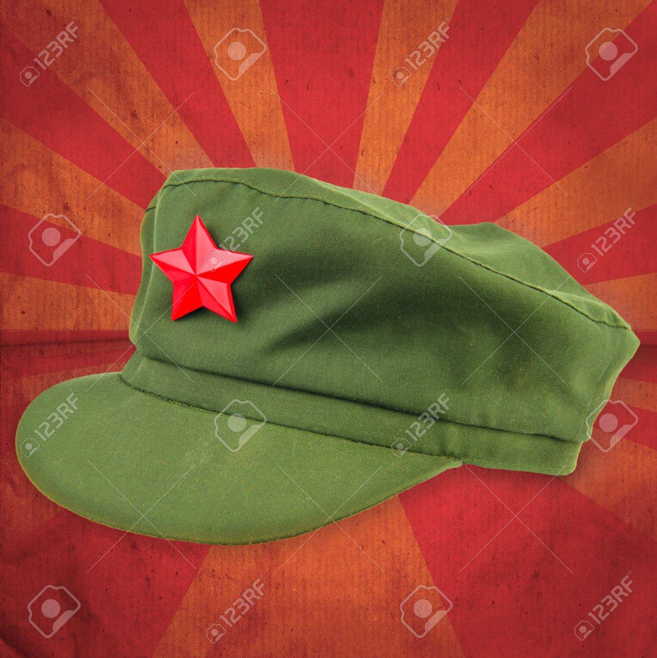 green hat with red star