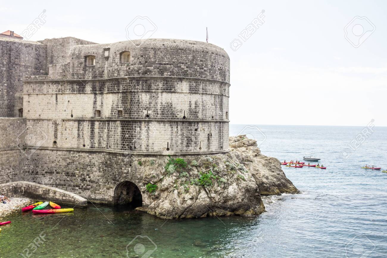 Dubrovnik Old Town City View Old Castle View Ancient Fortress Stock Photo Picture And Royalty Free Image Image