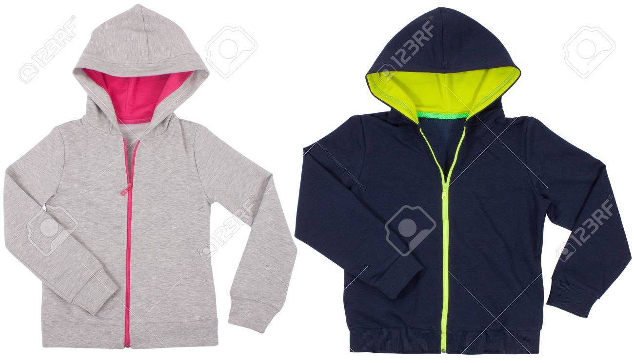 Two hoodie shirts isolated on white background - 40823880 Two hoodie shirts isolated on white background - 40823880