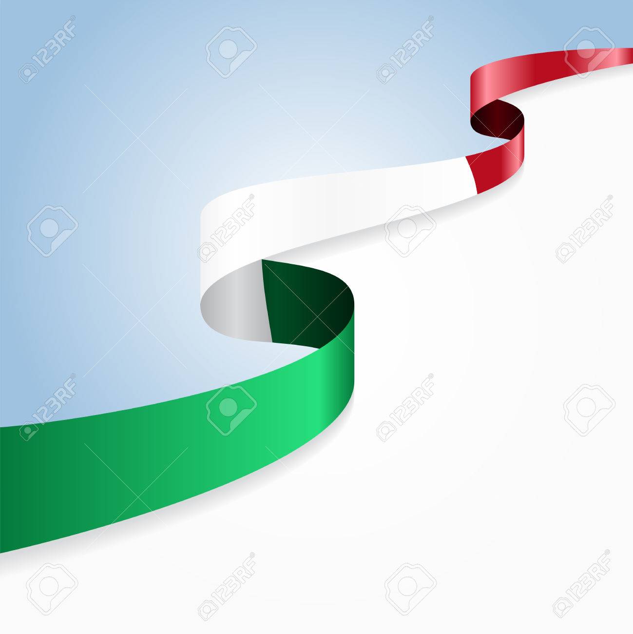 Italian flag wavy abstract background. Vector illustration. - 54643399 Italian flag wavy abstract background. Vector illustration. - 54643399