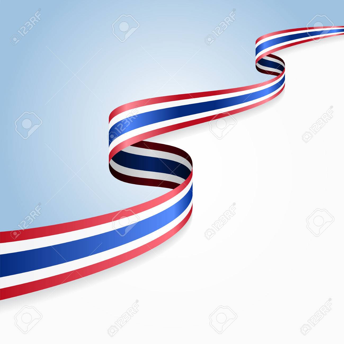 Thailand flag wavy abstract background. illustration. - 55046708 Thailand flag wavy abstract background. illustration. - 55046708