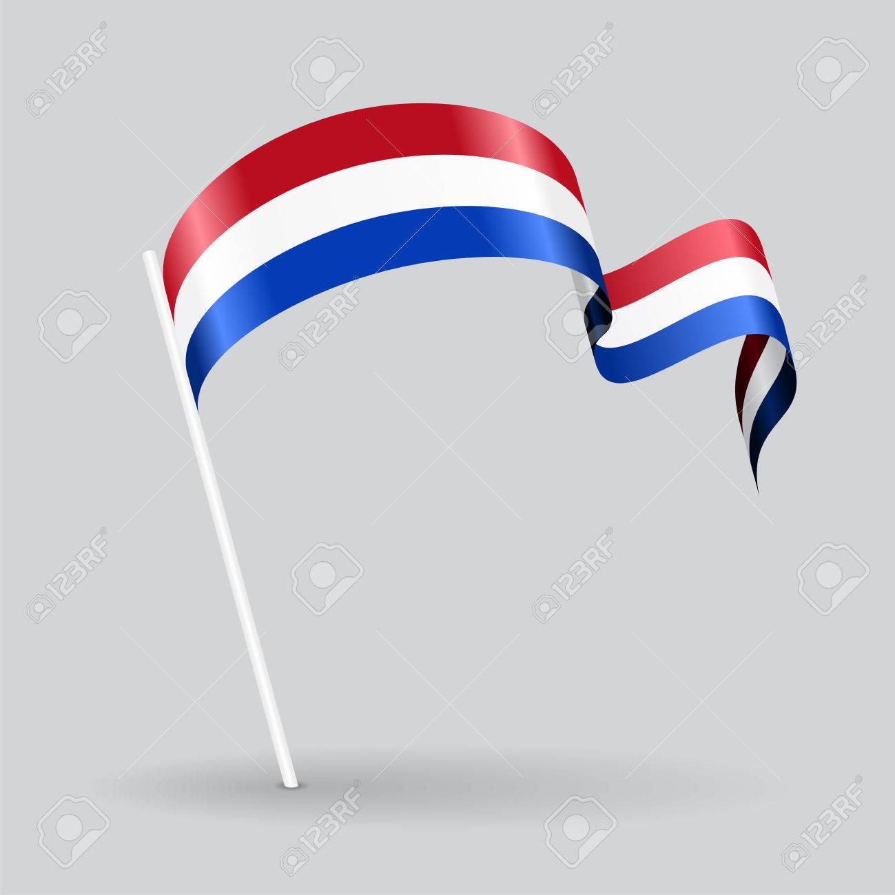 Dutch pin icon wavy flag. Vector illustration. - 60850258 Dutch pin icon wavy flag. Vector illustration. - 60850258