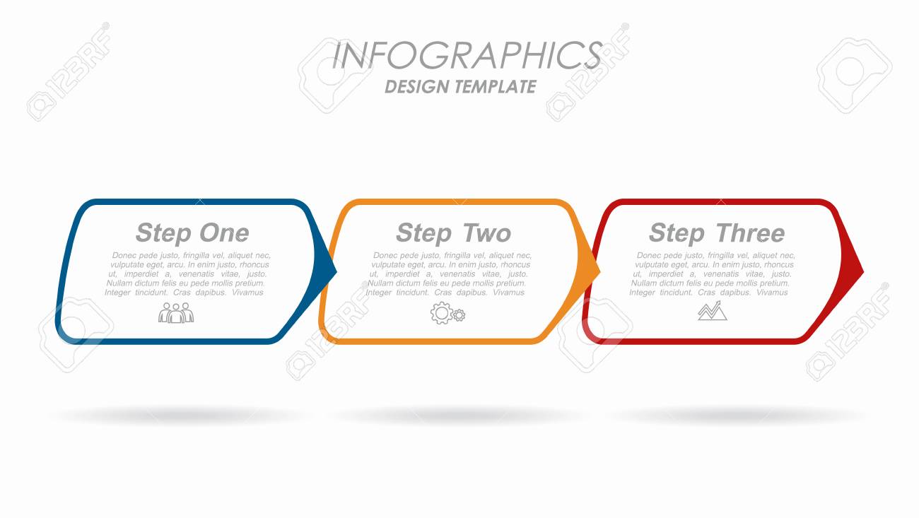 Infographic design template with place for your text. Vector illustration. - 125960176 Infographic design template with place for your text. Vector illustration. - 125960176