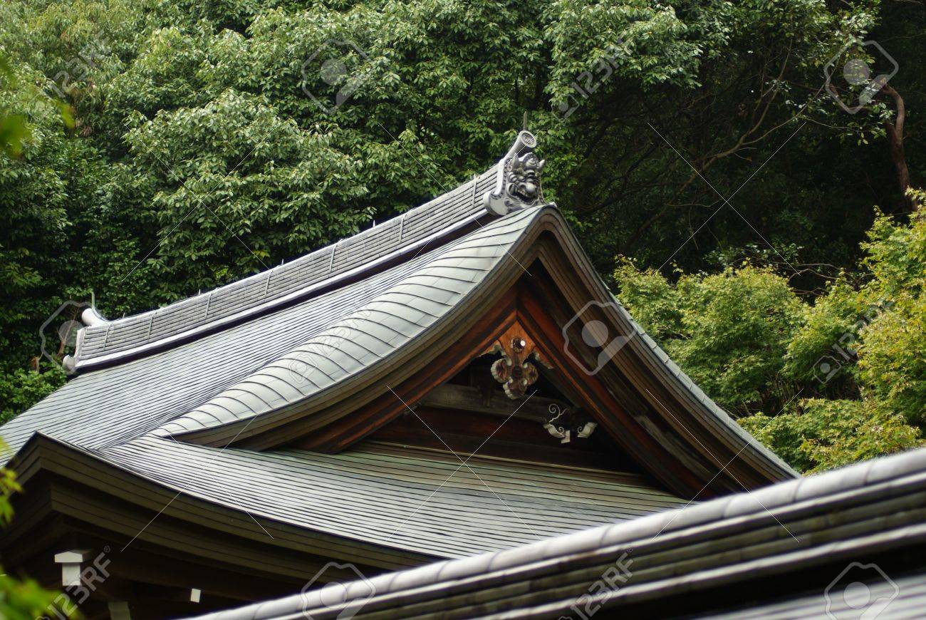 寺京都市にある神社の屋根 の写真素材 画像素材 Image