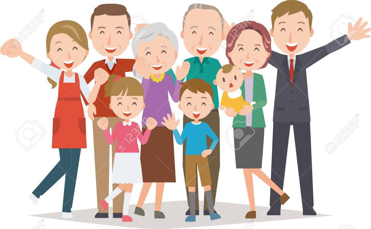 Healthy family(Four generations) - 66363983 Healthy family(Four generations) - 66363983