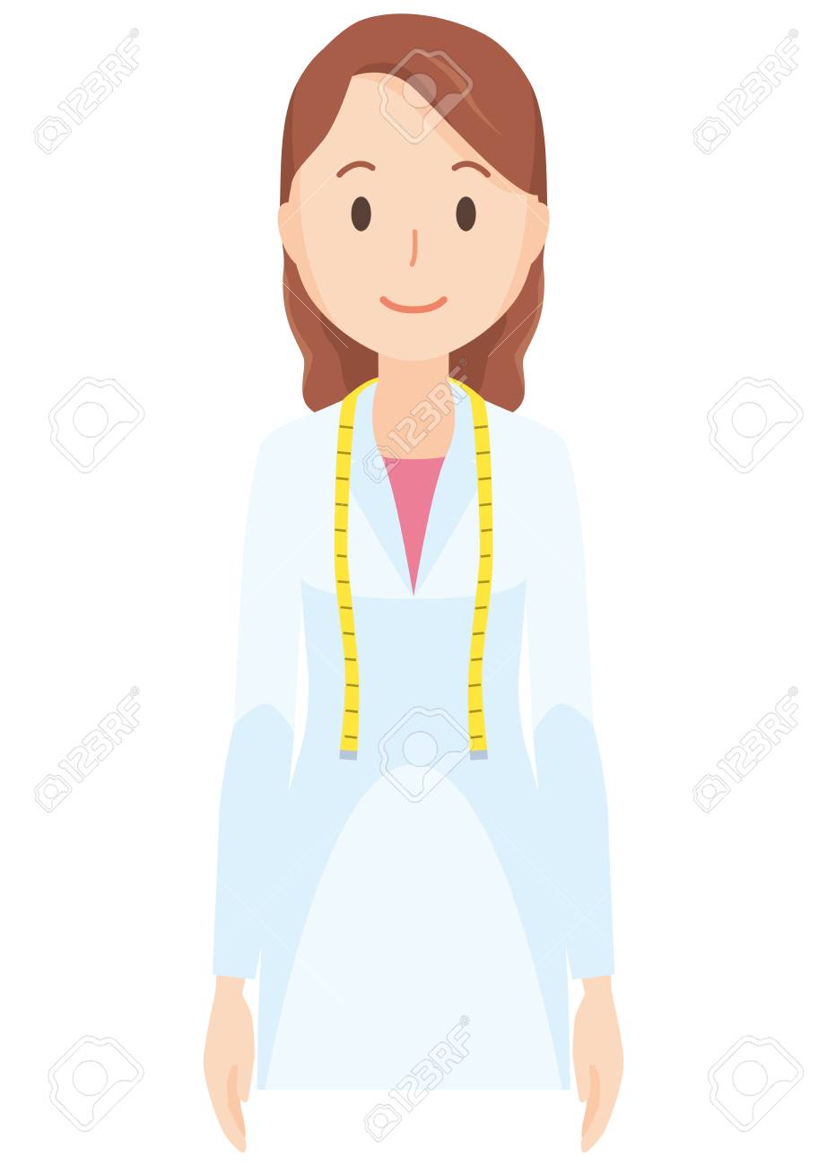 女性栄養士立って野菜 上半身のイラストのイラスト素材 ベクタ Image 女性栄養士立って野菜 上半身のイラストのイラスト素材 ベクタ Image