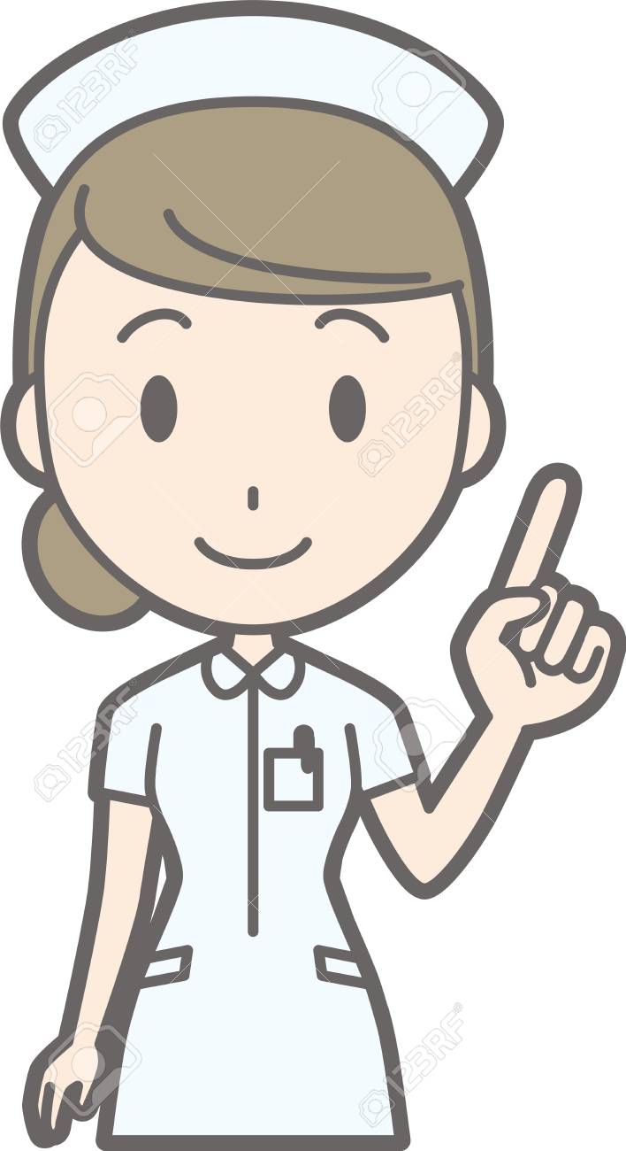 女性看護師のイラスト のイラスト素材 ベクタ Image