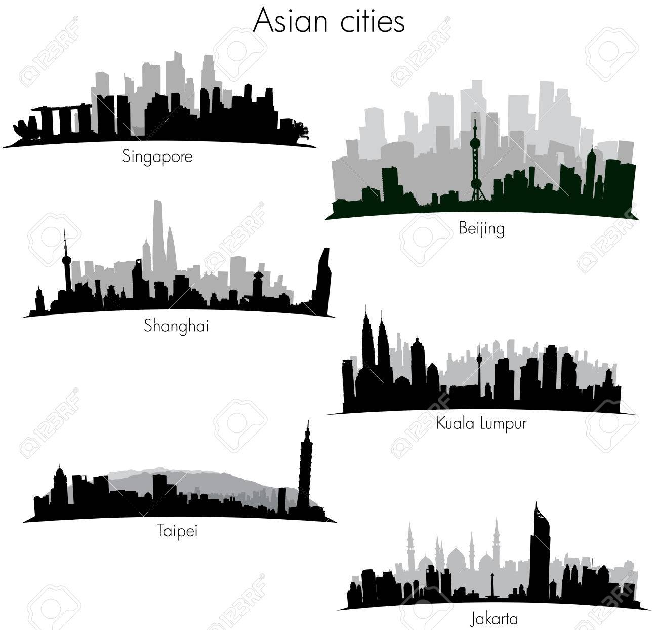 アジア都市の詳細なベクトルのスカイラインのイラスト素材 ベクタ Image 4404 アジア都市の詳細なベクトルのスカイラインのイラスト素材 ベクタ Image 4404