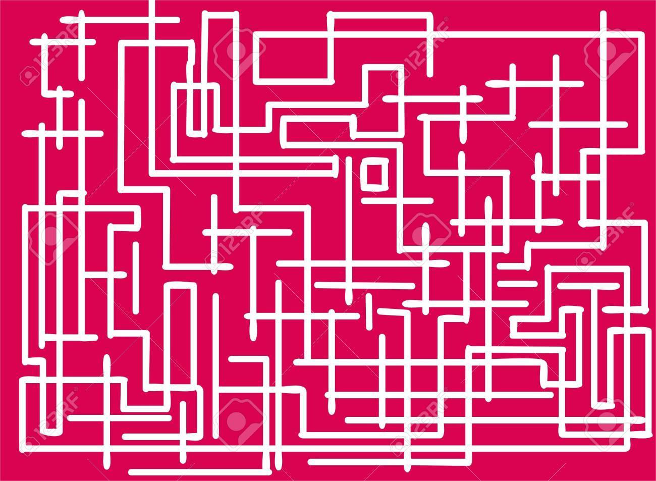 非常に難しい迷路 の写真素材 画像素材 Image