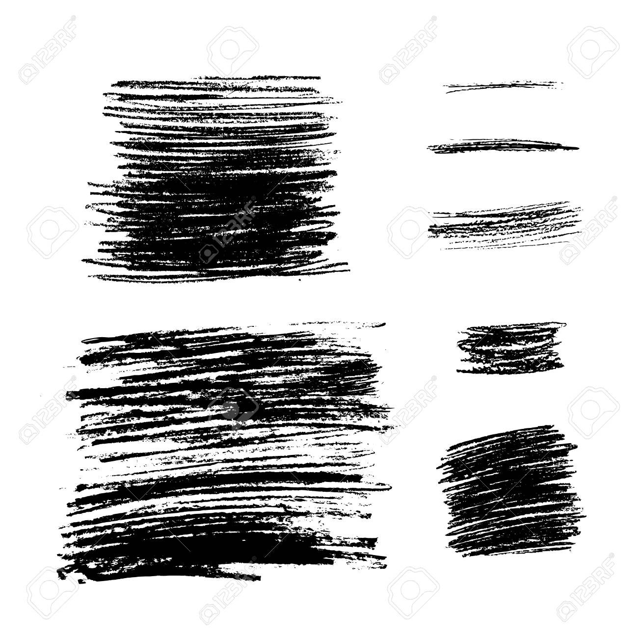 Set Of Hand Drawn Design Elements Vector Collection Of Black Royalty Free Cliparts Vectors And Stock Illustration Image 102808191