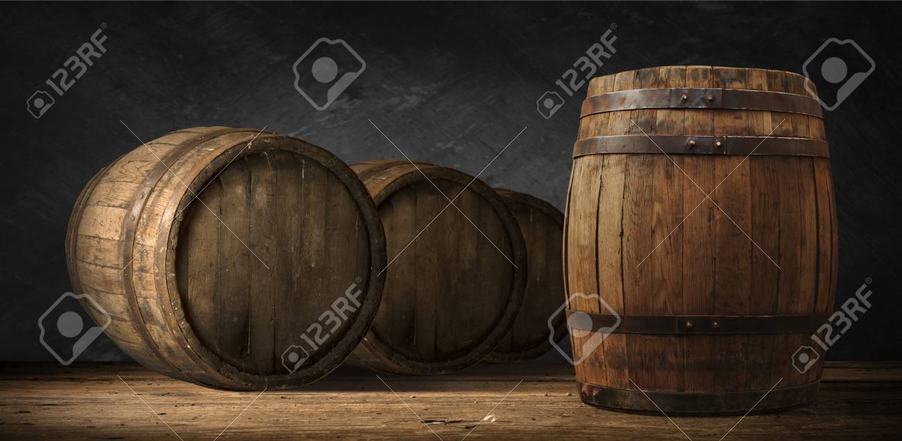 beer barrel with beer