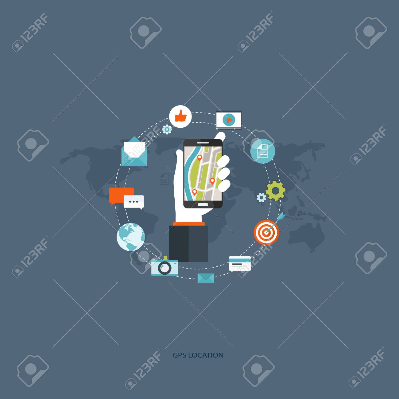 smart phone navigation mobile global positioning system and