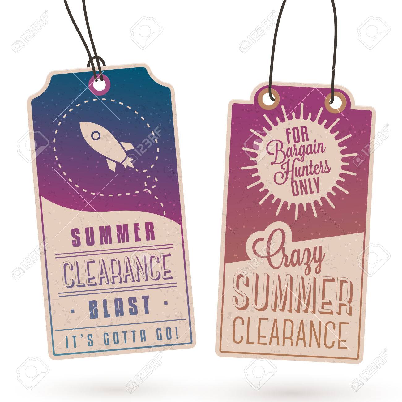 collection of vintage summer