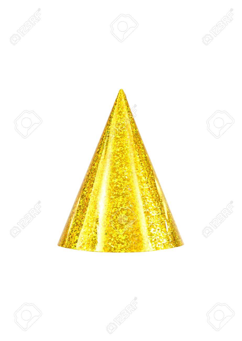party hats isolated against