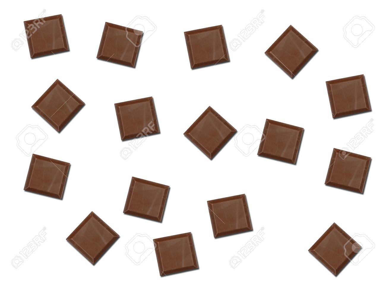 A Block Of Chocolate Isolated Against A White Background Stock Photo Picture And Royalty Free Image Image 13035282