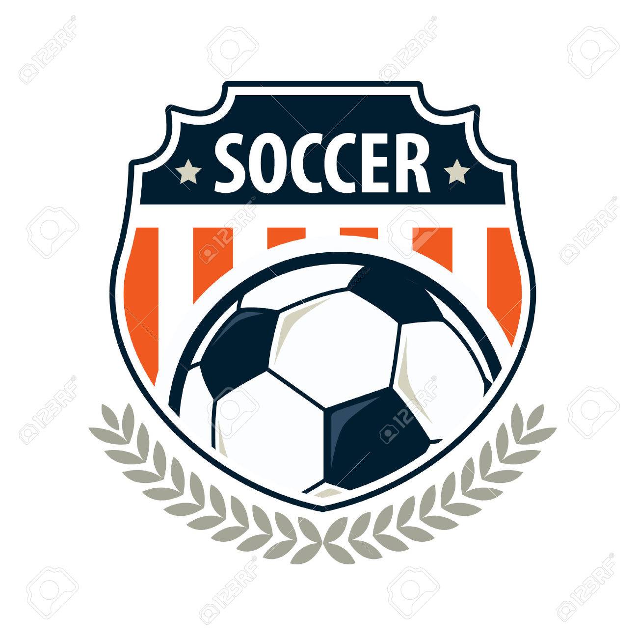 football badge logo template design soccer team vector illuatration