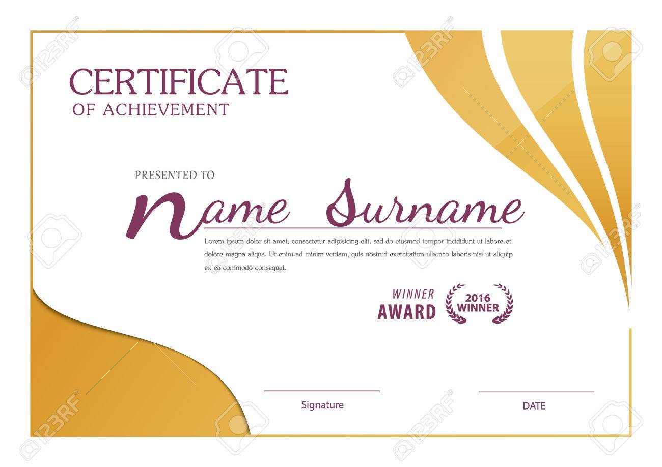 biggest loser award certificate template