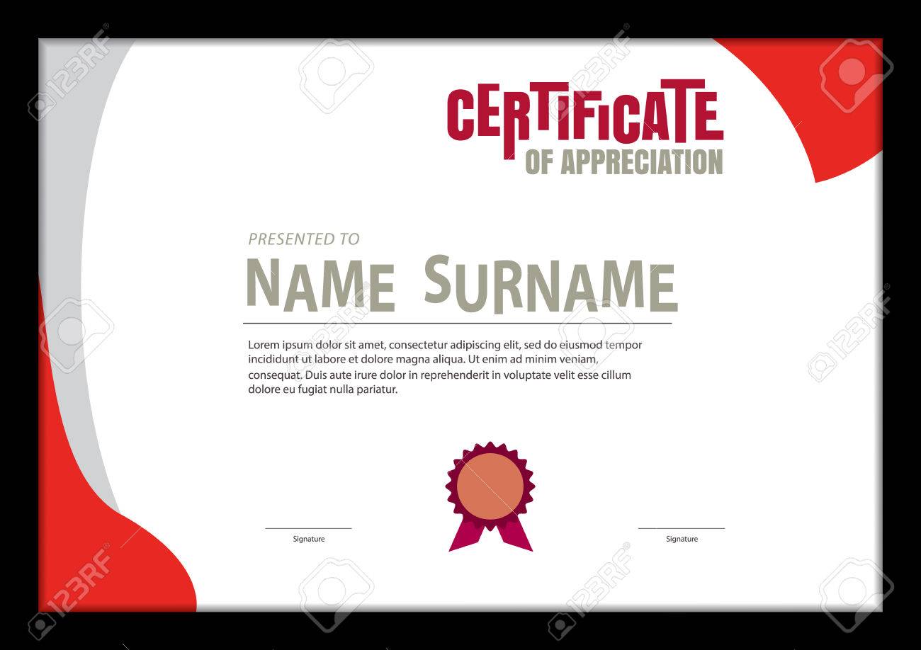 layout of certificate