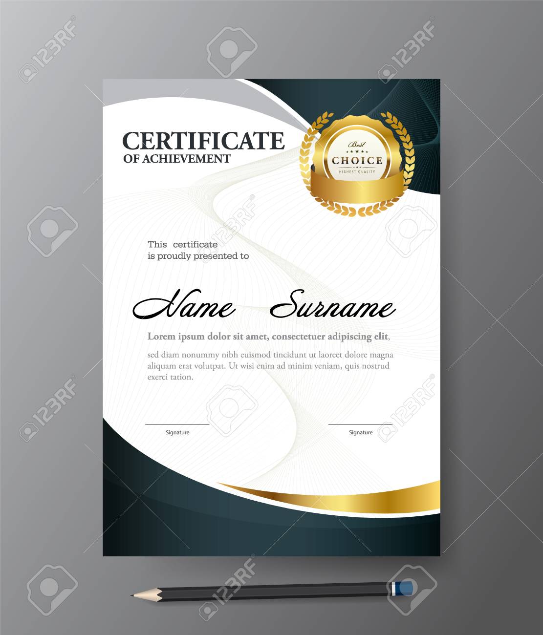 Certificate Template,A21 Size Diploma, Vector Illustration Royalty Intended For High Resolution Certificate Template Certificate Template,A21 Size Diploma, Vector Illustration Royalty Intended For High Resolution Certificate Template