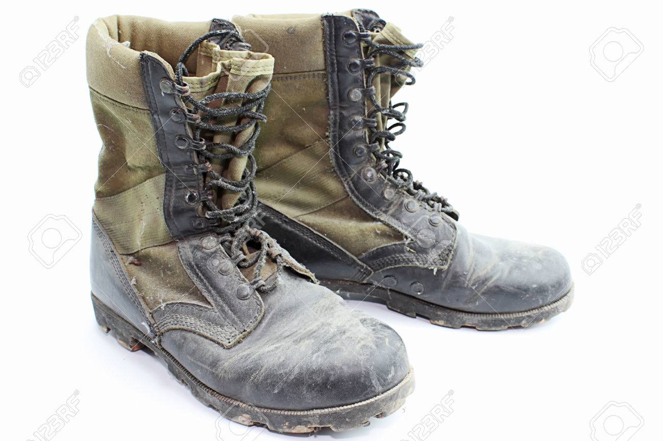 old style army boots