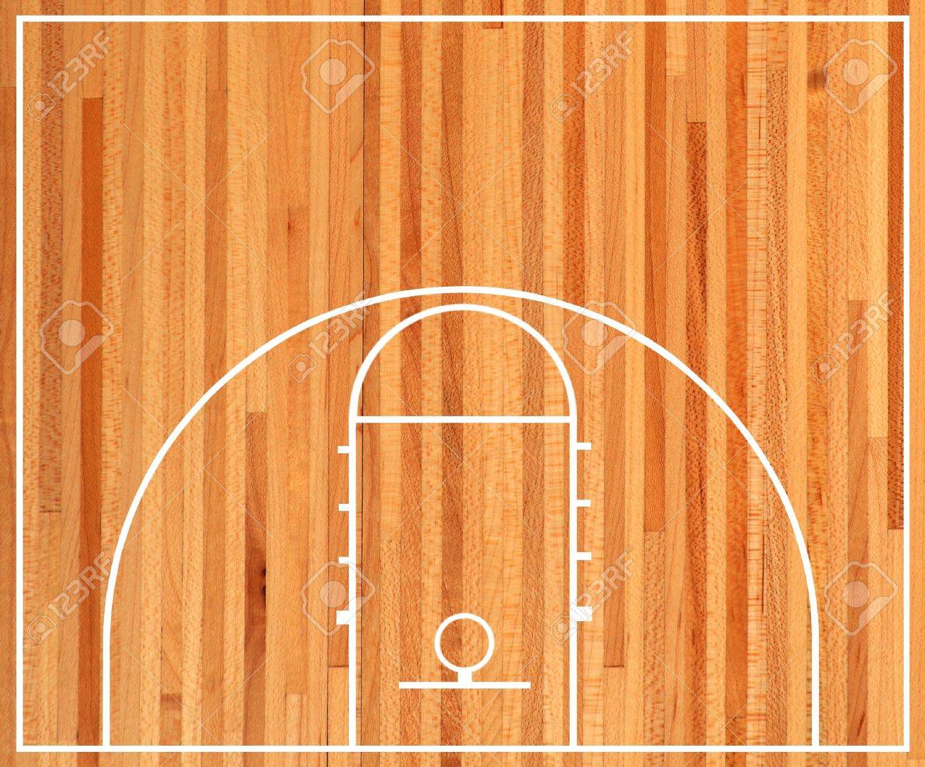 Basketball court floor plan on parquet background - 17066342 Basketball court floor plan on parquet background - 17066342