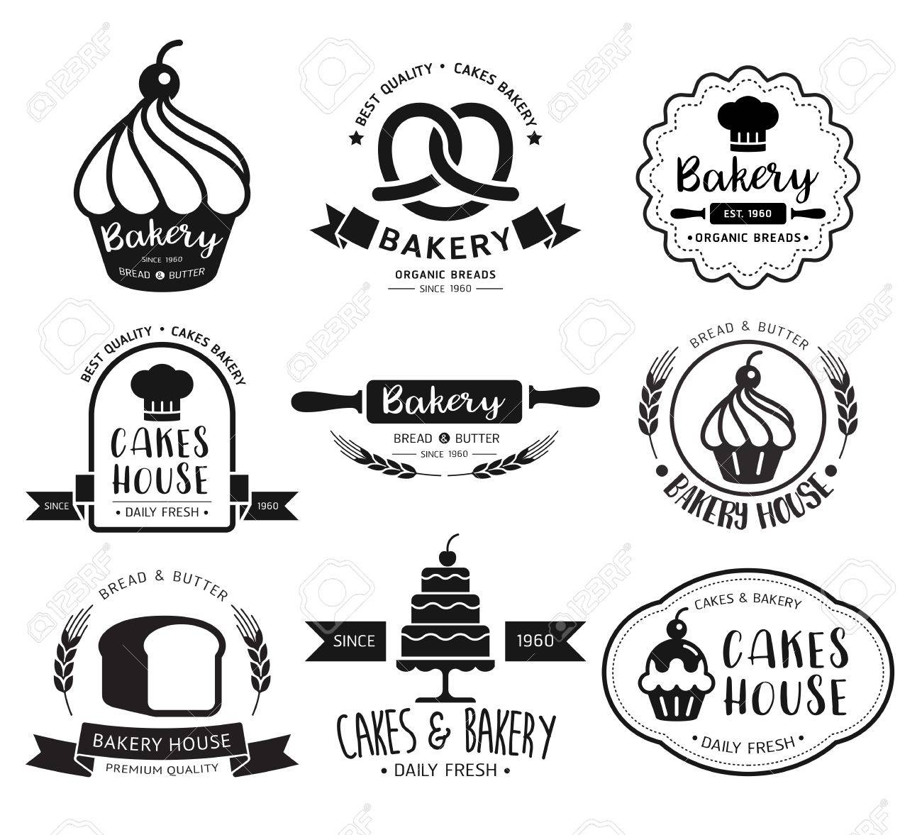 Bakery Shop Logovector Illustration Royalty Free Cliparts Vectors