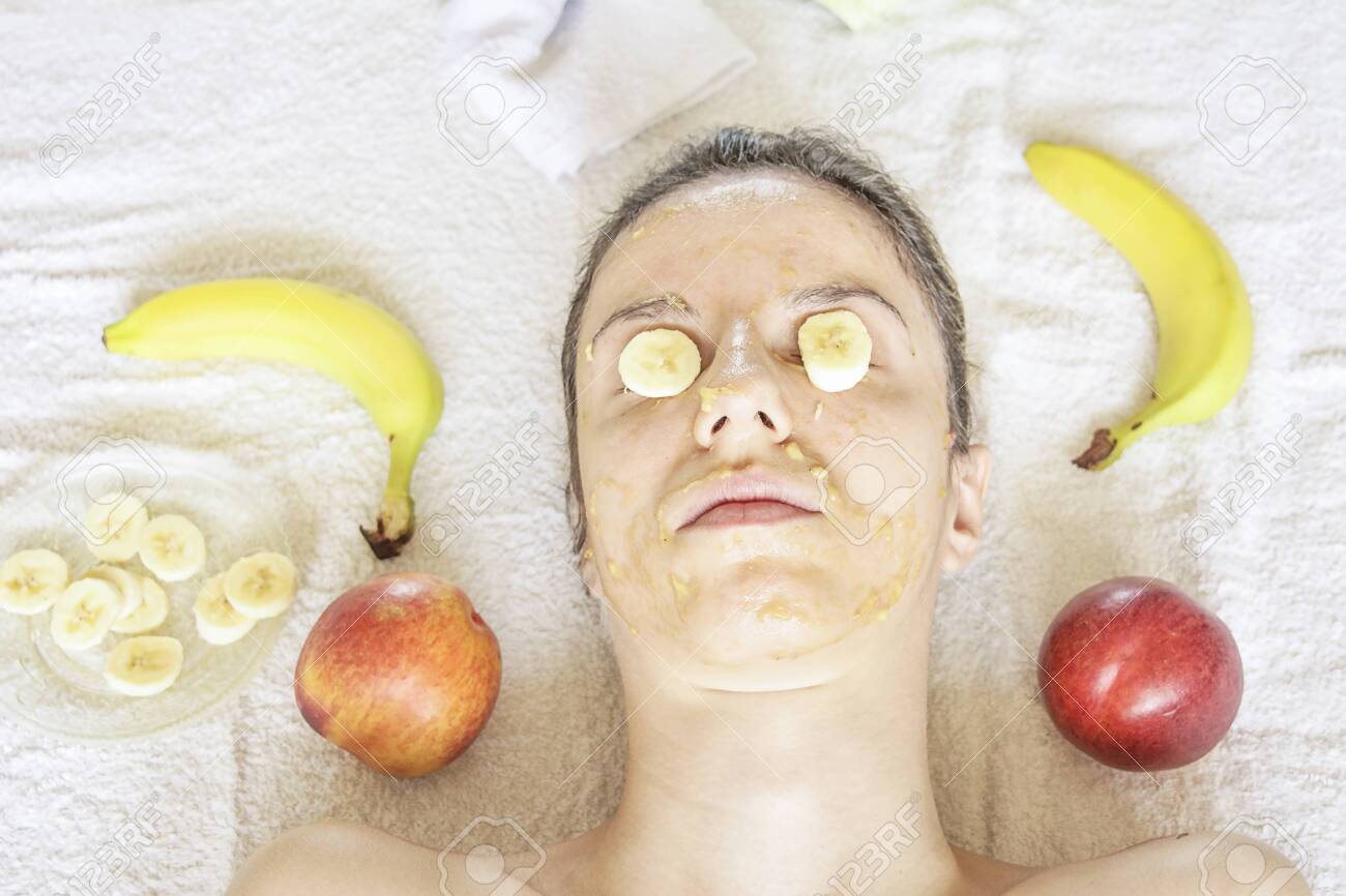 Download A Diy Mask With Banana Coconut Sugar And Honey For Hydration Stock Photo Picture And Royalty Free Image Image 137967714 PSD Mockup Templates